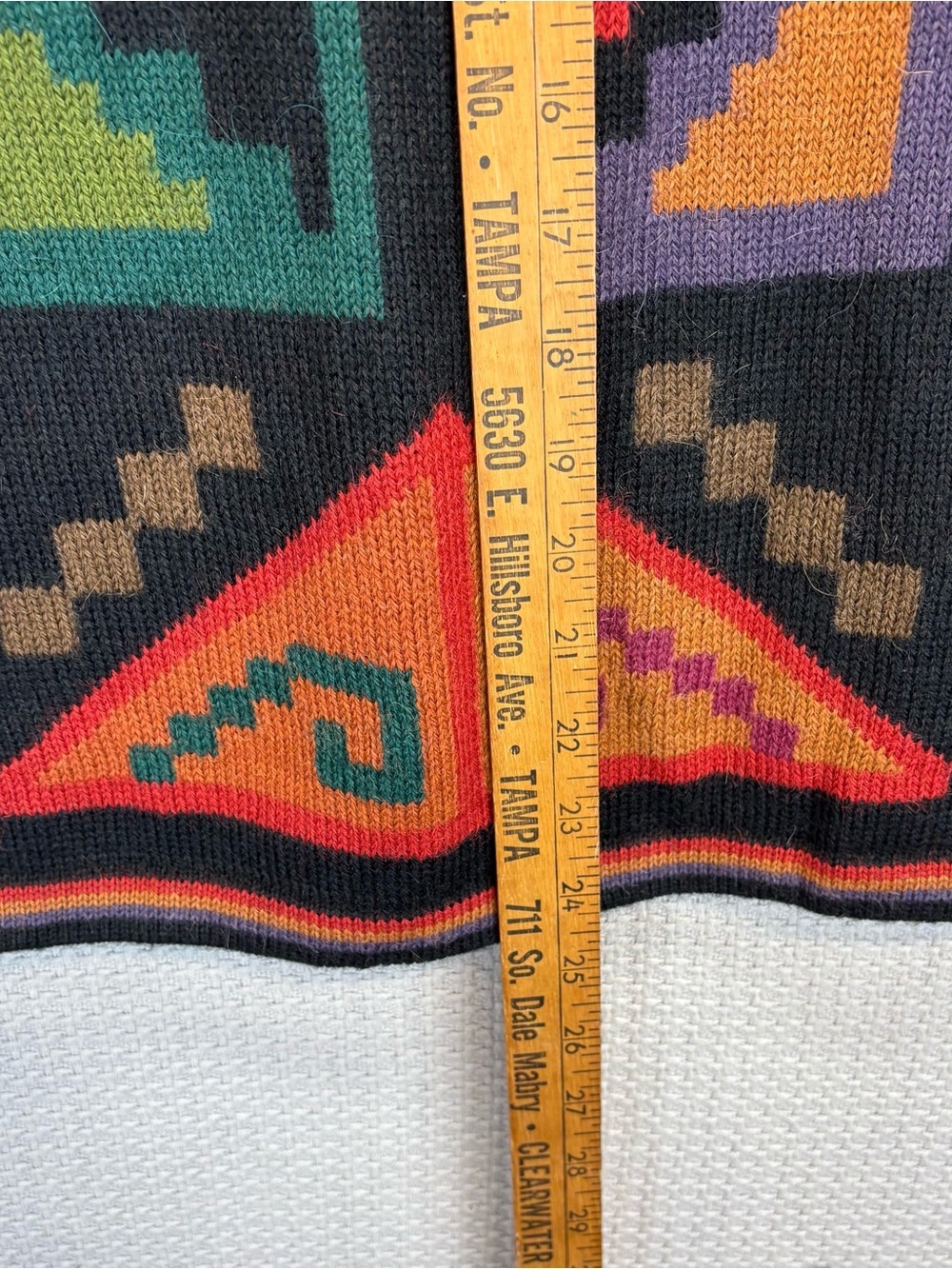 Vintage Illary Baby Alpaca Vest Women Med Southwest Colorful Boho Festival HTF - Picture 10 of 10